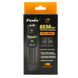 Fenix UC30 USB Rechargeable LED Flashlight 2017 Edition - CREE XP-L HI V3 LED - 1000 Lumens - Uses 1 x 18650 (Included) or 2 x CR123A
