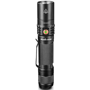 Fenix UC35 V2.0 Rechargeable LED Flashlight - CREE XP-L HI V3 - 1000 Lumens - Uses 1 x ARB-L18 18650 (Included) or 2 x CR123A