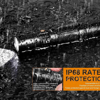 Fenix UC35 V2.0 Rechargeable LED Flashlight - CREE XP-L HI V3 - 1000 Lumens - Uses 1 x ARB-L18 18650 (Included) or 2 x CR123A