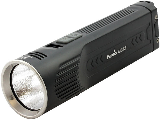 Fenix UC52 Rechargeable Smart Flashlight - CREE XHP70 LED - 3100 Lumens - Includes Built-in 7.2V 3500mAh Li-ion Battery Pack