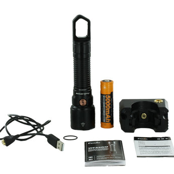 Fenix WF25RM Multi-Functional Cradle Charging Duty LED Flashlight - 3000 Lumens - Luminus SST70 - 365nm UV - Includes 1 x ARB-L21-5000U