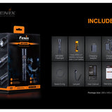 Fenix WF30RE Rechargeable Intrinsically Safe LED Flashlight - 280 Lumens - Includes 1 x 18650