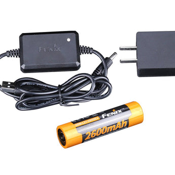 Fenix WF30RE Rechargeable Intrinsically Safe LED Flashlight - 280 Lumens - Includes 1 x 18650