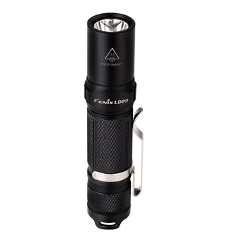 Fenix LD09 (2015) Professional Outdoor Flashlight - CREE XP-E2 R3 LED - 220 Lumens - Uses 1 x AA (Included) or 1 x 14500