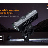 Fitorch BK10 USB-C Rechargeable LED Bike Light - 1300 Lumens - Uses Built-in 4500mAh Li-ion Battery Pack