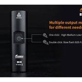 Fitorch BK10 USB-C Rechargeable LED Bike Light - 1300 Lumens - Uses Built-in 4500mAh Li-ion Battery Pack