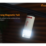 Fitorch CP100 USB-C Rechargeable Telescopic LED Lantern - 650 Lumens - Uses Built-in 8000mAh Li-ion Battery Pack - White