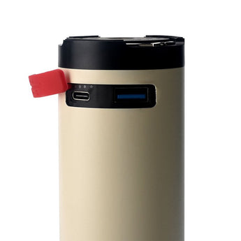 Fitorch CP100 USB-C Rechargeable Telescopic LED Lantern - 650 Lumens - Uses Built-in 8000mAh Li-ion Battery Pack - White