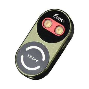 Fitorch K2 Lite USB-C Rechargeable LED Keylight - 1000 Lumens - Uses Built-in 280mAh Li-ion Battery Pack - Multiple Colors - Aluminum or Titanium