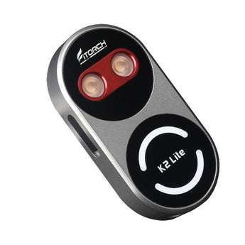 Fitorch K2 Lite USB-C Rechargeable LED Keylight - 1000 Lumens - Uses Built-in 280mAh Li-ion Battery Pack - Multiple Colors - Aluminum or Titanium