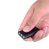 Fitorch K3 Lite Rechargeable LED Keychain Light - CREE XP-G2, XP-G3 and XP-E2 - 550 Lumens - Uses Built-In Li-ion Battery Pack - Black, Silver, or Blue