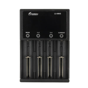 Fitorch Lii-M4S 4-Channel Smart Battery Charger for Li-ion, Ni-Cd, & NiMH Batteries