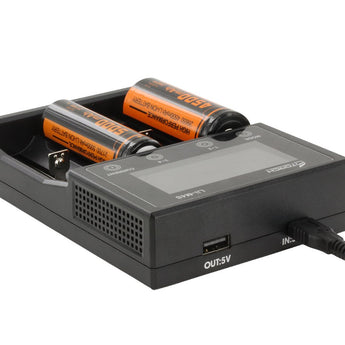 Fitorch Lii-M4S 4-Channel Smart Battery Charger for Li-ion, Ni-Cd, & NiMH Batteries