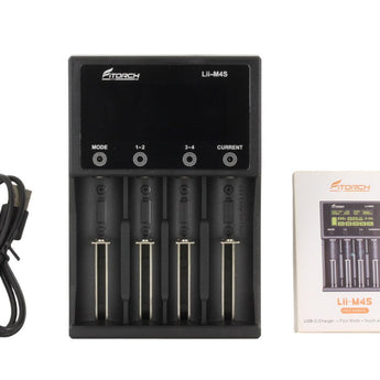 Fitorch Lii-M4S 4-Channel Smart Battery Charger for Li-ion, Ni-Cd, & NiMH Batteries