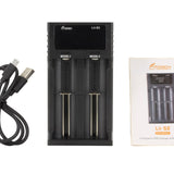 Fitorch Lii-S2 2-Channel Smart Battery Charger for Li-ion, Ni-Cd, & NiMH Batteries