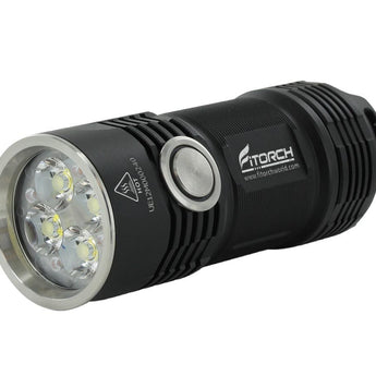 Fitorch P25 LED Flashlight - Angled View