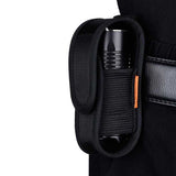 Fitorch P25 LED Flashlight - In Holster on Belt