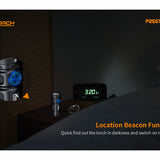 BUNDLE: Fitorch P25GT LED Flashlight - 4 x CREE XP-G3 -3000 Lumens - Includes 1 x 26350 and 1 x ET25GT Extender Tube