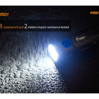 Fitorch P25GT USB-C Rechargeable LED Flashlight - 3000 Lumens - CREE XPG3 - Includes 1 x 26350