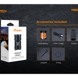 Fitorch P25GT USB-C Rechargeable LED Flashlight - 3000 Lumens - CREE XPG3 - Includes 1 x 26350