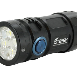 Fitorch P25GT LED Flashlight - Angled View of Lense
