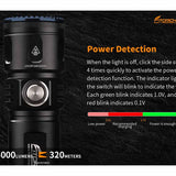 Fitorch P26RGT USB-C Rechargeable LED Flashlight - 5000 Lumens - CREE XHP 70.3 - Includes 1 x 26650