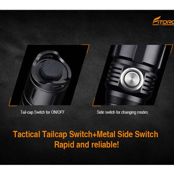 Fitorch P30C USB-C Rechargeable LED Flashlight - 1600 Lumens - CREE XP-L2 - Includes 1 x 18650