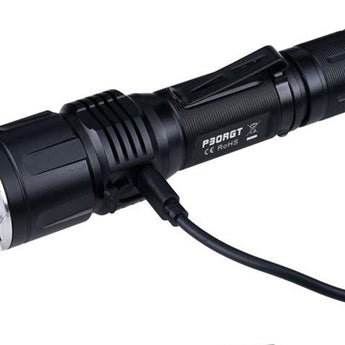 Fitorch P30RGT Rechargeable Tactical LED Flashlight and PowerBank - CREE XP-L - 1180 Lumens - Uses 1 x 18650 (included) or 2 x CR123A