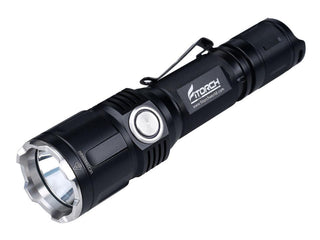 Fitorch P30RGT Rechargeable Tactical LED Flashlight and PowerBank - CREE XP-L - 1180 Lumens - Uses 1 x 18650 (included) or 2 x CR123A