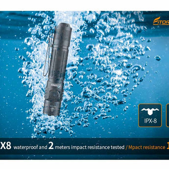 Fitorch P36 USB-C Rechargeable LED Flashlight - Luminus SFT-70 - 3000 Lumens - Includes 1 x 21700