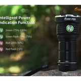 Fitorch P50 Little Monster USB-C Rechargeable LED Searchlight - 10000 Lumens - Includes 1 x 32650 - Black or White