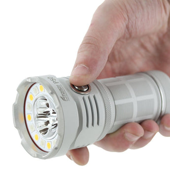 Fitorch P50 Little Monster USB-C Rechargeable LED Searchlight - 10000 Lumens - Includes 1 x 32650 - Black or White