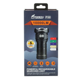 Fitorch P50 Little Monster USB-C Rechargeable LED Searchlight - 10000 Lumens - Includes 1 x 32650 - Black or White