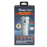 Fitorch P50 Little Monster USB-C Rechargeable LED Searchlight - 10000 Lumens - Includes 1 x 32650 - Black or White