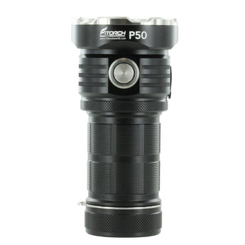 Fitorch P50 Little Monster USB-C Rechargeable LED Searchlight - 10000 Lumens - Includes 1 x 32650 - Black or White