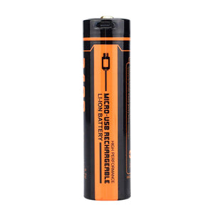 Fitorch UC34R 18650 3400mAh 3.7V Protected Lithium Ion (Li-ion) Button Top Battery