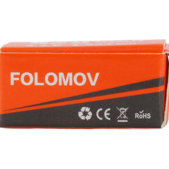 Folomov 14300 520mAh 3.7V Lithium Ion (Li-ion) Button Top Battery with Micro-USB Charging Port