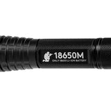 Folomov 18650M LED Flashlight - CREE XP-P - 1020 Lumens - Includes 1 x 18650