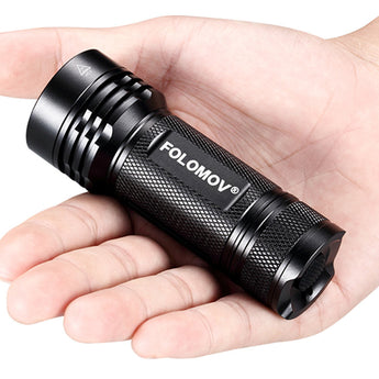 Folomov 26650S LED Flashlight - 5 x CREE XP-G2 - 2000 Lumens - Includes 1 x 3.7V 5000mAh 26650
