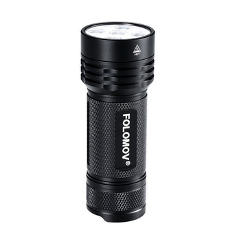 Folomov 26650S LED Flashlight - 5 x CREE XP-G2 - 2000 Lumens - Includes 1 x 3.7V 5000mAh 26650