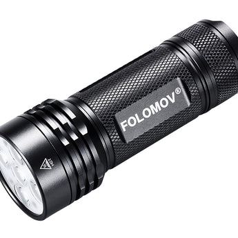 Folomov 26650S LED Flashlight - 5 x CREE XP-G2 - 2000 Lumens - Includes 1 x 3.7V 5000mAh 26650