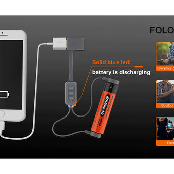 Folomov A1 USB Charging Cable with Powerbank Function