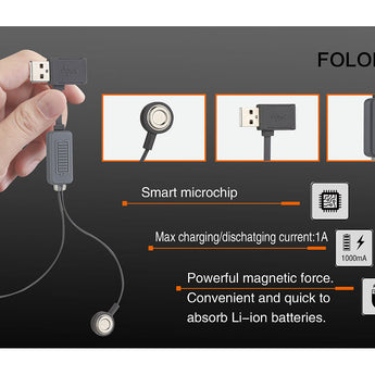 Folomov A1 USB Charging Cable with Powerbank Function