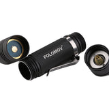 Folomov D4 LED Flashlight - CREE XP-L - 1080 Lumens - Includes 1 x 3.7V 2600mAh 18650