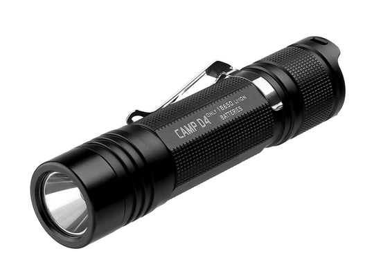 Folomov D4 LED Flashlight - CREE XP-L - 1080 Lumens - Includes 1 x 3.7V 2600mAh 18650