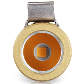 Folomov EDC-C1 LED Flashlight - Nichia E21A - 335 Lumens - Includes 1 x 3.7V 10440 - Available in Brass