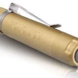 Folomov EDC-C1 LED Flashlight - Nichia E21A - 335 Lumens - Includes 1 x 3.7V 10440 - Available in Brass