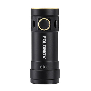 Folomov EDC-C2 LED Flashlight - CREE XT-E - 525 Lumens - Includes 1 x 3.7V 14300