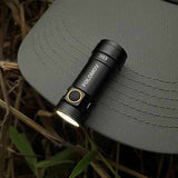 Folomov EDC-C2 LED Flashlight - CREE XT-E - 525 Lumens - Includes 1 x 3.7V 14300