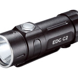 Folomov EDC-C2 LED Flashlight - Nichia E21A - 600 Lumens - Includes 1 x 3.7V 14300 - Grey
